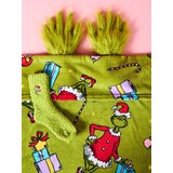 Sinsay Božićni set: dječji prekrivač s čarapama Grinch | shoptok.hr