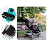 Lionelo dječja kolica EMMA PLUS tirkiz + torba za mamu, 5g JAMSTVA | shoptok.hr