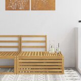  Set vanjskih sofa Bijela 91 x 63 x 73 cm Čvrsto drvo akacije | shoptok.hr