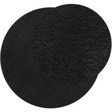  Tepih HUARTE kratkih vlakana mekani i perivi crni Ø 80 cm | shoptok.hr