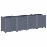 Maison Chic Vrtno cvetlično korito - Cvetlični Lonec sivo 160x40x53 cm PP, (21789980) Cene