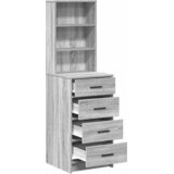  Highboard Sivi hrast sonoma 40 x 41 x 135 cm Konstruirano drvo | shoptok.hr