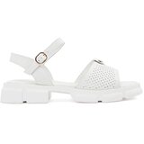 GOODIN White platform sandals | Shoptok.si
