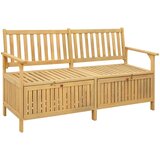  Klupa za pohranu s pohranom 148 x 63 x 84 cm Masivni akacija | shoptok.hr