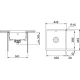 Franke SUDOPER KBK 110-40 Crna, (126.0335.878) | shoptok.hr