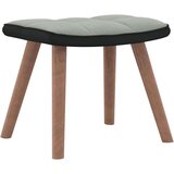 vidaXL Stolica za ljuljanje s osloncem za noge svjetlosiva baršun/PVC | shoptok.hr