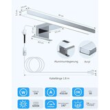 HOMMIE 30cm LED svetilka za ogledalo - 5 W | Shoptok.si