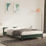 Maison Chic Posteljni okvir - Dvoposteljna postelja - Zakonska postelja brez vzmetnice temno zelen 120x200 cm žamet-J13017, (21771438) | Shoptok.si