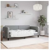 vidaXL Raztegljiva postelja svetlo siva 90x190 cm blago Cene