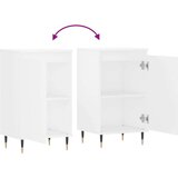 vidaXL Komoda 2 kosa bela 40x35x70 cm inženirski les | Shoptok.si