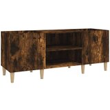 vidaXL Omarica za gramofonske plošče dim. hrast 121x38x48 cm inž. les | Shoptok.si