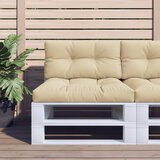 vidaXL Blazina za kavč iz palet bež 80x40x12 cm | Shoptok.si