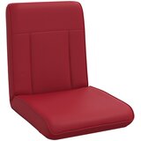 Podesivi podni naslonjač Vinska crvena Umjetna koža | shoptok.hr