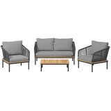Ambia Garden vrtni set jeklo antracit, barve akacije | Shoptok.si