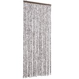 Furnova Zavesa proti mrčesu rjava in bež 56x200 cm šenilja, (21918433) | Shoptok.si