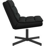  Stolica na kotačiće Crna 63 x 75 x 76 cm Sjajni PU | shoptok.hr