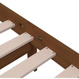  Posteljni okvir medeno rjav iz trdnega lesa 120x200 cm, (20645429) | Shoptok.si