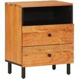 Maison Chic Nočna omarica - Nočna miza 50x33x60 cm trden akacijev les, (21687765) Cene