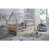 MID.YOU Postelja V Obliki Hiše Kay, 80x160, Bor, Masivno | Shoptok.si