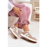 Boto Women's Sports Shoes Sneakers Made Of Eco Leather Dark Beige Ravina | shoptok.hr