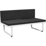  5-dijelna vrtna garnitura od aluminija i tekstilena crna | shoptok.hr