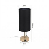  Brilagi - Stona lampa sa USB portom TABLON 1xE27/25W/230V hrast/bež/crna | Eponuda.com
