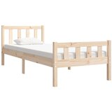  Posteljni okvir iz trdnega lesa 90x190 cm, (20906905) | Shoptok.si