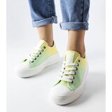 Big Star Yellow-green sneakers Cene