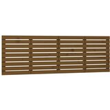 Maison Chic stensko posteljno vzglavje - vzglavna omarica - nočna omarica medeno rjavo 206x3x63 cm borovina, (21706940) | Shoptok.si