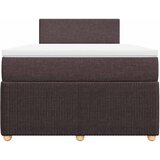  Krevet box spring s madracem tamnosmeđi 120 x 190 cm od tkanine | shoptok.hr