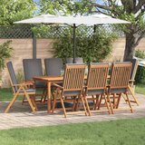  Vrtna stolica 8 pcs Smeđa i siva 57 x 71,5 x 104 cm | shoptok.hr