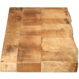 vidaXL Mizna plošča 160x40x3,8cm naraven rob trden robusten mangov les, (21411666) | Shoptok.si