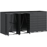  Skladištenje kanti za 4 kante Antracit 272 x 77,5 x 121,5 cm | shoptok.hr