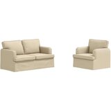 SOFA 2 pcs Krema Metal | shoptok.hr
