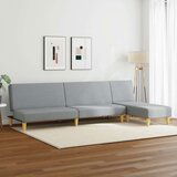 vidaXL 2-dijelni set sofa svjetlosivi od tkanine | shoptok.hr