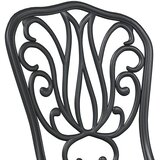 Bistro set za vrt 3 pcs Crna Aluminij | shoptok.hr