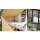 Minka Metalna ograda Secura pro side bijela 1,5 m | shoptok.hr