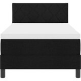  Krevet s uzglavljem i madracem Crna 90x190 cm Tkanina | shoptok.hr