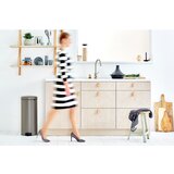 Brabantia Koš za smeti s pedalom 30 L s plastičnim vložkom - platina | Shoptok.si