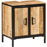 vidaXL Kupaonski ormarić s umivaonikom 55x35x60 cm masivnog drvo Cijene