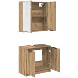  Set ormarića za kupaonicu Umjetnički hrast Konstruirano drvo | shoptok.hr