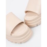 SEASTAR Platform flip-flops light beige | Shoptok.si