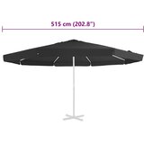  Zamjenska tkanina za vrtni suncobran 515 cm crna | Eponuda.ba