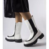 Gemre White ankle boots Gontin | Shoptok.si