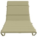  Jastučić za ležaljku GEMERT 100% poliester Svijetlo zelena - Svijetlo zelena 200 x 90 x 3 cm Melange | shoptok.hr