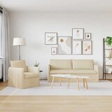 SOFA 180cm 2 pcs Krema Metal | shoptok.hr