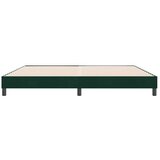 Krevet s boxspring oprugama bez madraca tamnozeleni 180x220 cm baršun - Tamnozelena 180 x 220 cm 25 cm | shoptok.hr
