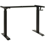  Stol Crna i prirodna 140 x 60 cm Čvrsto Hrastovo Drvo | shoptok.hr