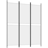 Sobna pregrada s 3 panela bijela 150 x 180 cm od tkanine | shoptok.hr