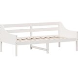  Dnevni krevet bez madraca bijeli 90 x 190 cm masivna borovina | shoptok.hr
